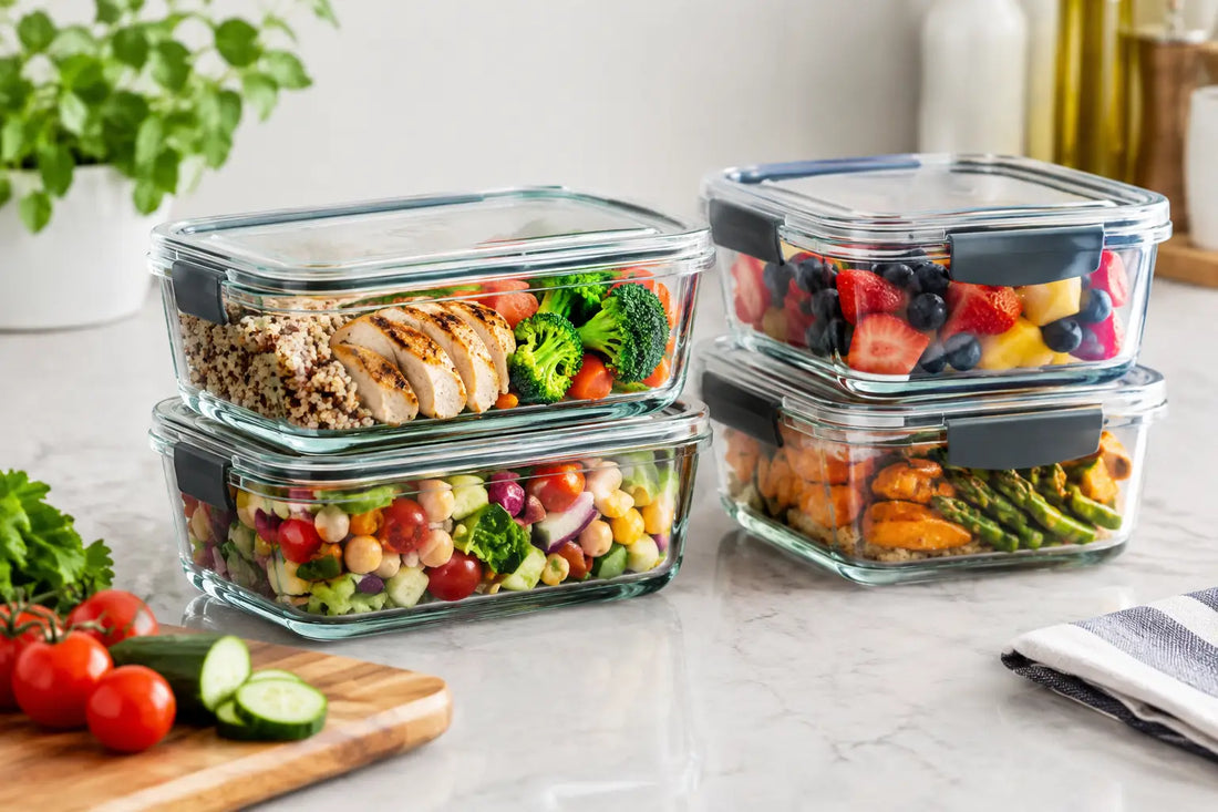 Glass Meal Prep Containers for Easier Weekdays