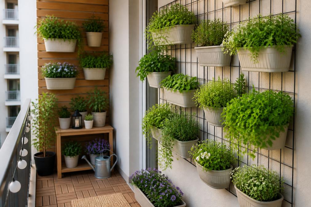 5 Vertical Garden Ideas for Small Balconies