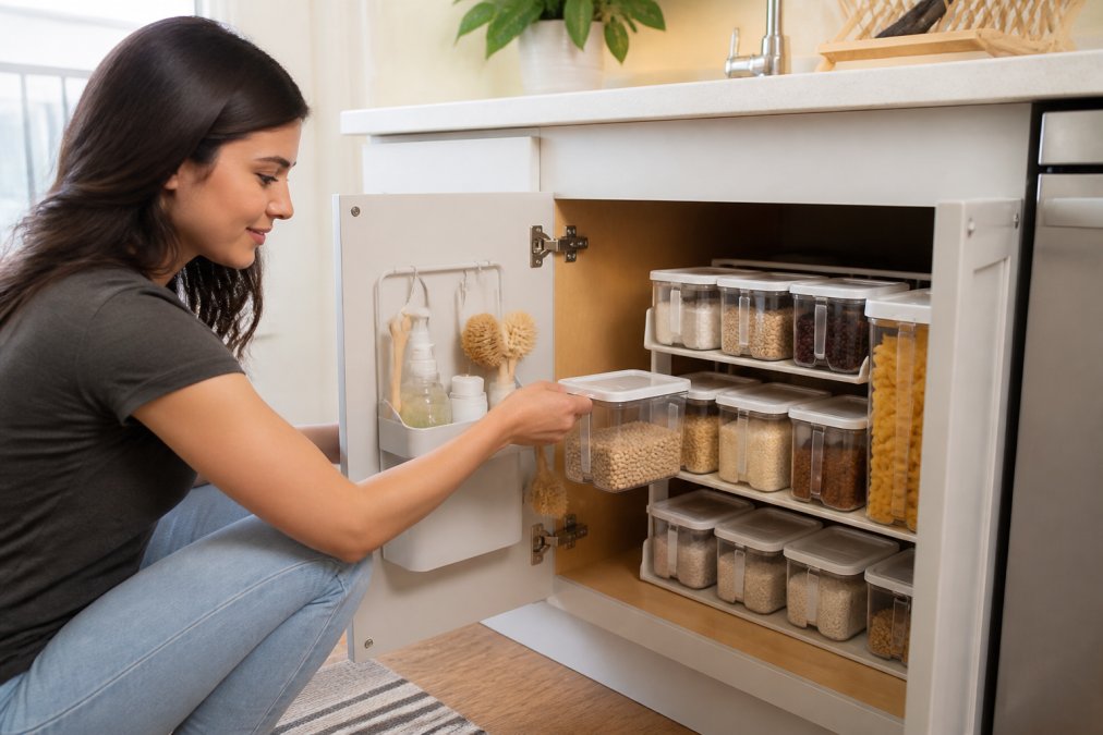 Affordable Kitchen Cabinet Storage Hacks for Renters