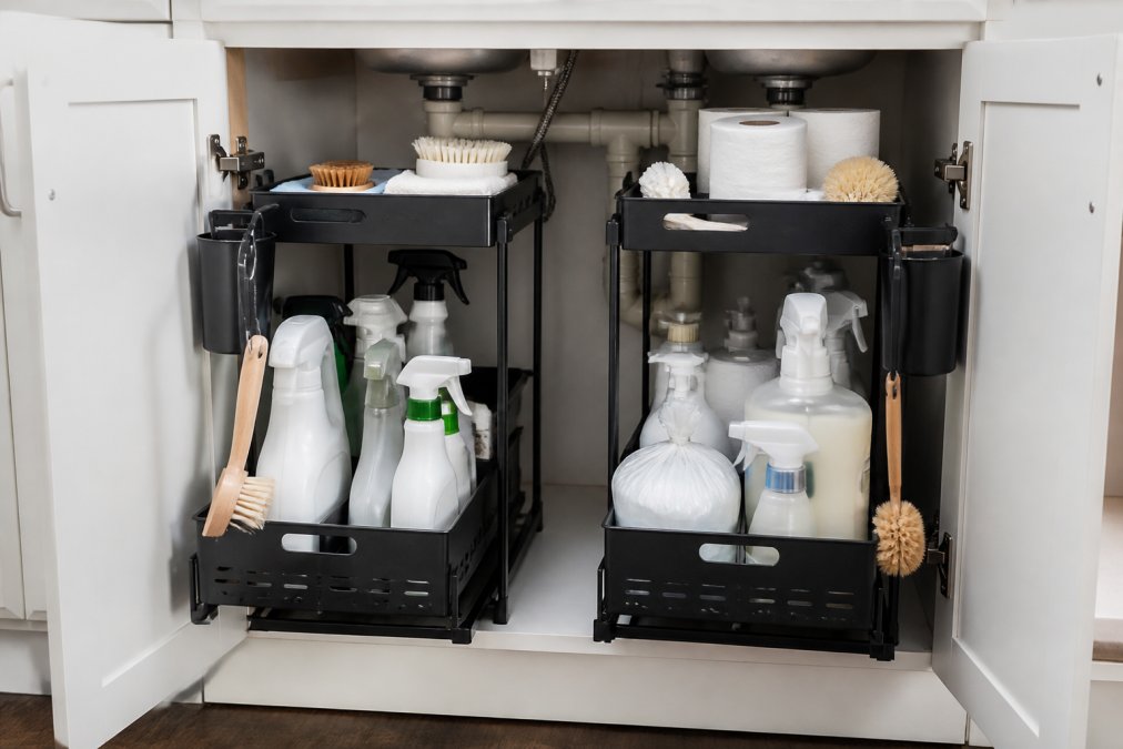 Best Under-Sink Organizers for Kitchen Cleaning Supplies
