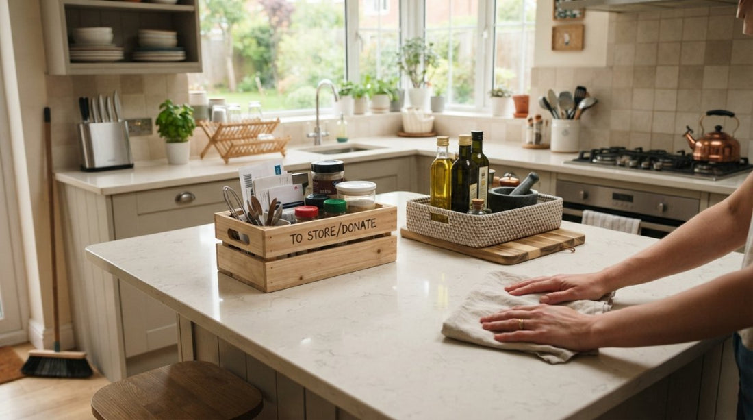 Declutter Kitchen Counters Fast: 7 Steps That Work