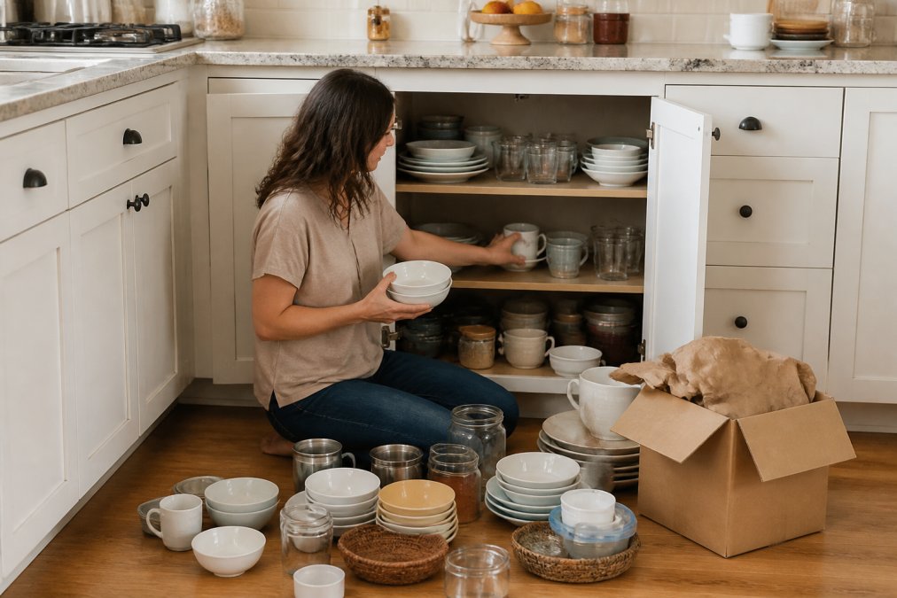 How to Declutter Kitchen Cabinets Before Organizing