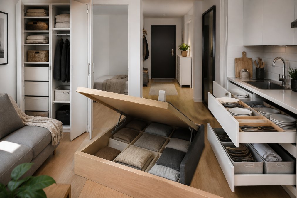 How to Maximize Storage in Small Apartments