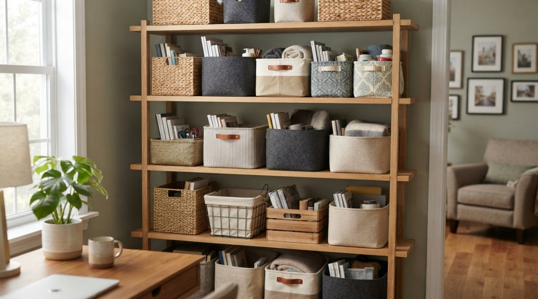 Stylish Storage Bins for Open Shelves: 10 Best Options