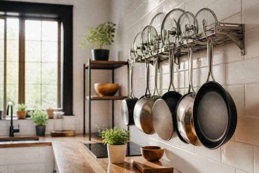 Vertical Storage Solutions for Kitchen Cookware