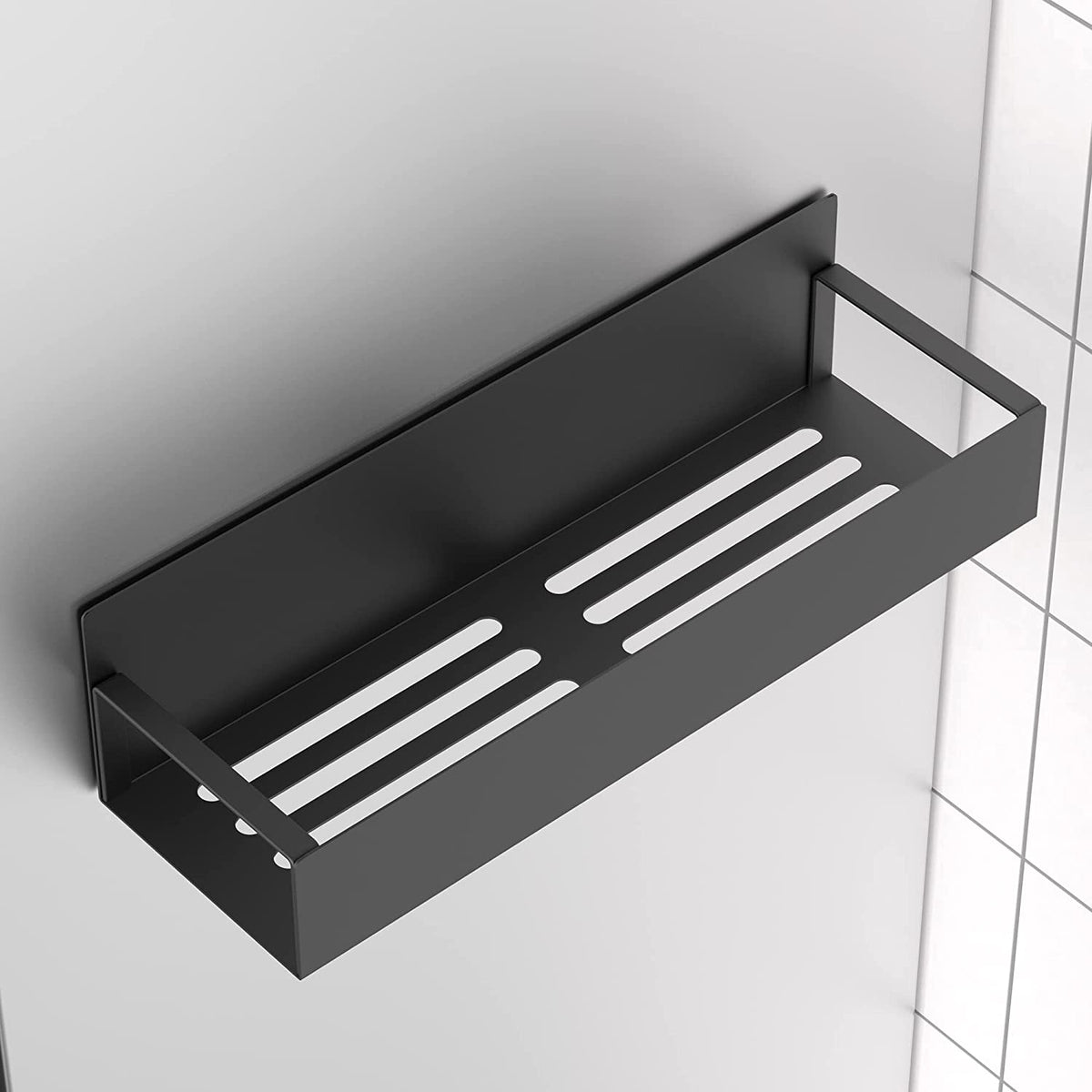 Metal Magnetic Spice Rack for Refrigerator Black, 4 Pack
