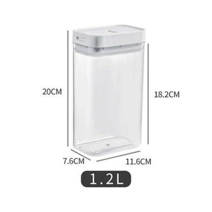 Pasta Storage Box Transparent Plastic Grain Seal Tank Spaghetti Storage Container Moisture-Proof Snack Jar Kitchen Food Tank