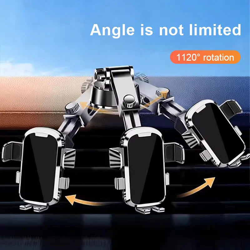 SEAMETAL Car Phone Holder Suction Cup Stand Auto Dashboard Windshield Air Vent Phone Mount GPS Support for Iphone Xiaomi Samsung