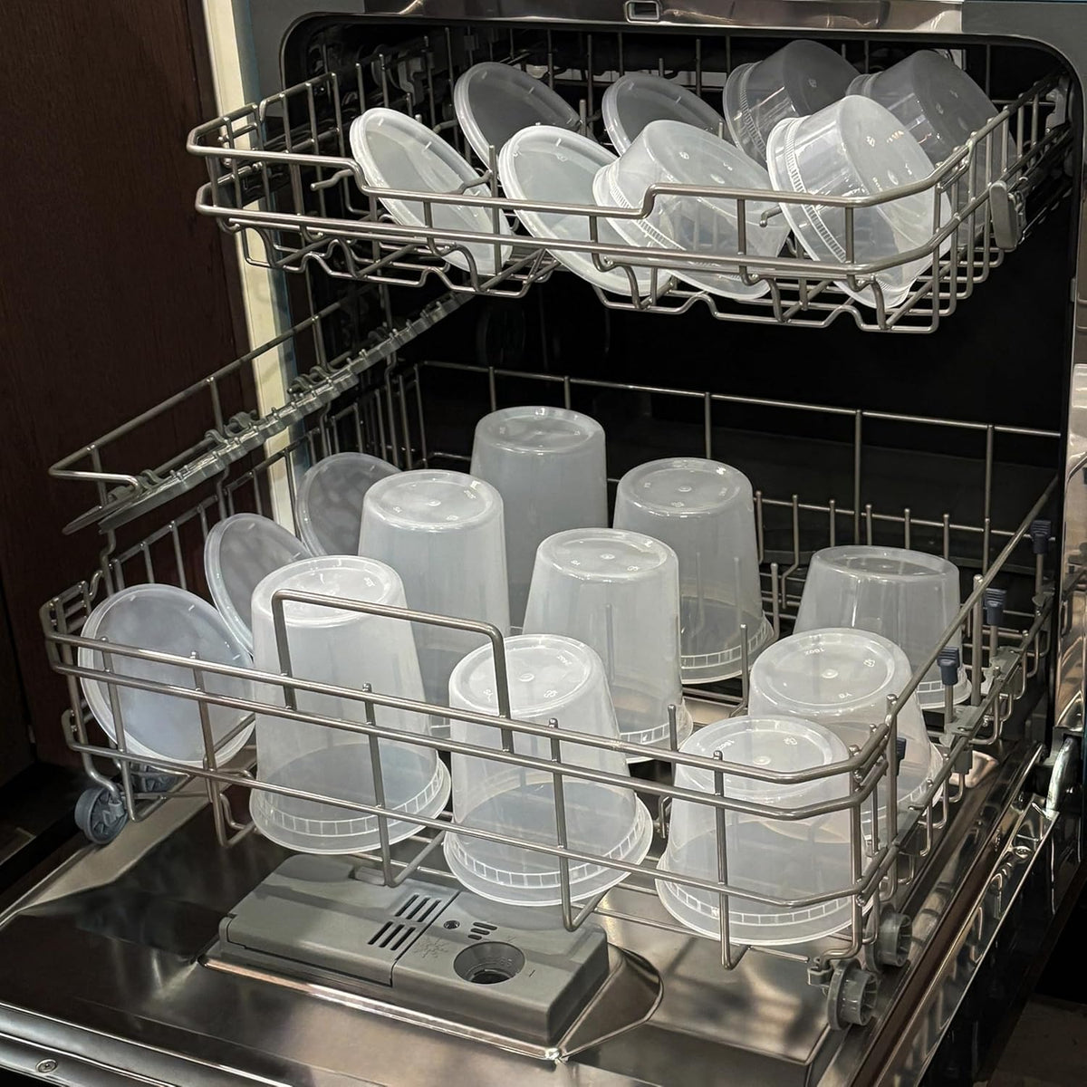 Deli Food Containers with Lids 48 Sets (16 & 32 Oz 24 Each) - Plastic Food Storage Containers - Clear Disposable Meal Prep Containers, BPA Free, Leakproof, Microwave and Freezer Safe