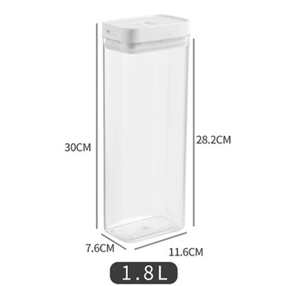 Pasta Storage Box Transparent Plastic Grain Seal Tank Spaghetti Storage Container Moisture-Proof Snack Jar Kitchen Food Tank