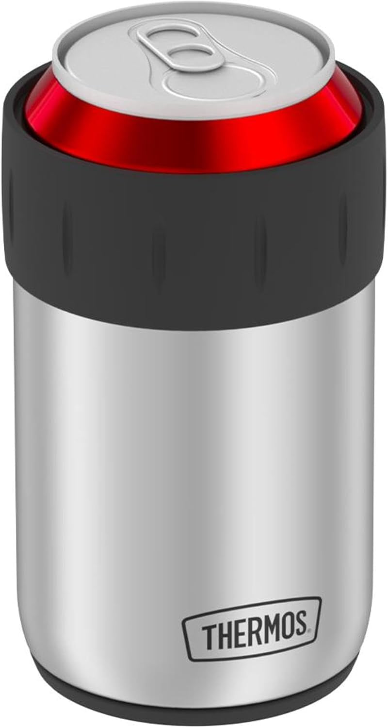 Stainless Steel Beverage Can Insulator for 12 Ounce Can, Stainless Steel