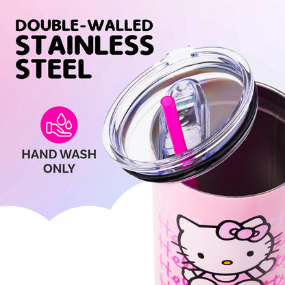 Sanrio Hello Kitty Waving, Stainless Steel Tumbler, 40Oz
