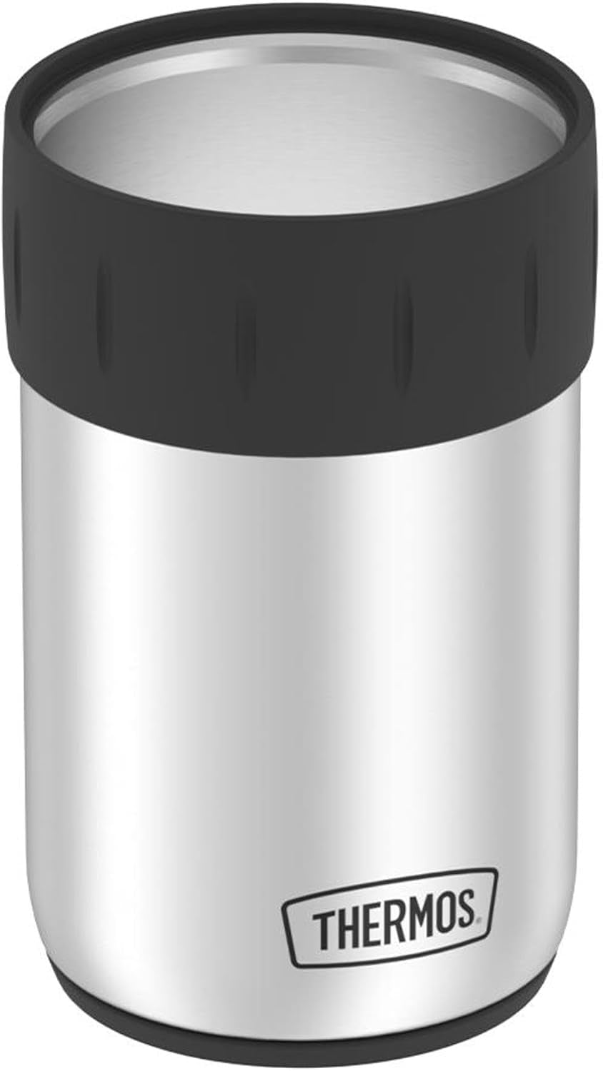 Stainless Steel Beverage Can Insulator for 12 Ounce Can, Stainless Steel