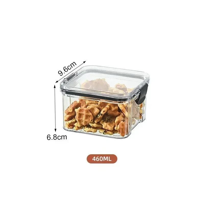 Sealed Jar High Quality Plastic Container Grain Storage Box Large Capacity Refrigerator Cabinet Storage Tank Moisture Proof ﻿New