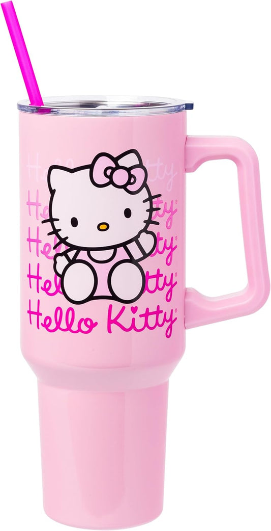 Sanrio Hello Kitty Waving, Stainless Steel Tumbler, 40Oz