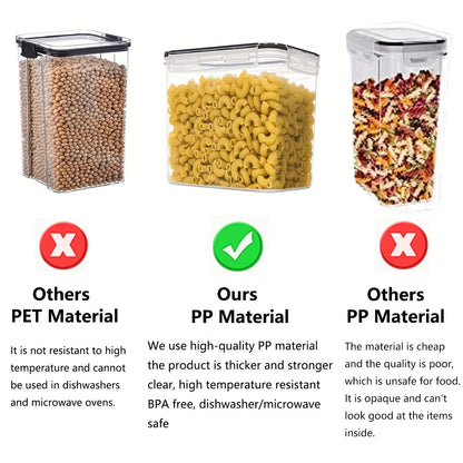 Cereal Containers Storage Set of 2/3/4  （2.5L 84oz）, Airtight Food Storage Containers for Kitchen & Pantry Organization, Cereal