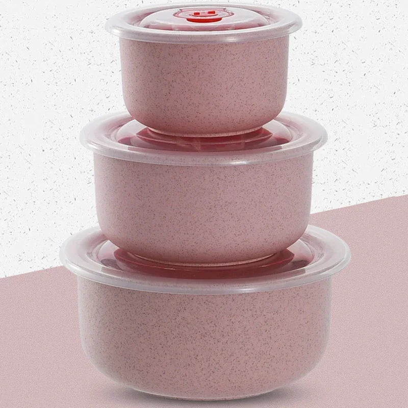3pcs Food Storage Containers Bento Box Lightweight Food Storage Containers for Kitchen Storage Picnic Meal Prep Take Out