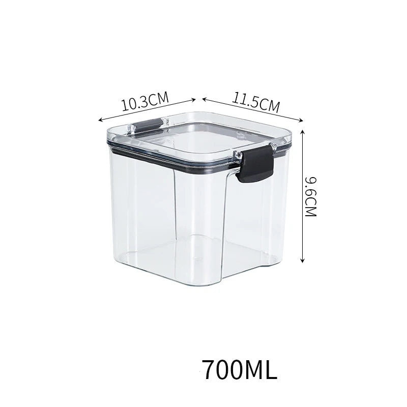 Sealed Jar High Quality Plastic Container Grain Storage Box Large Capacity Refrigerator Cabinet Storage Tank Moisture Proof ﻿New