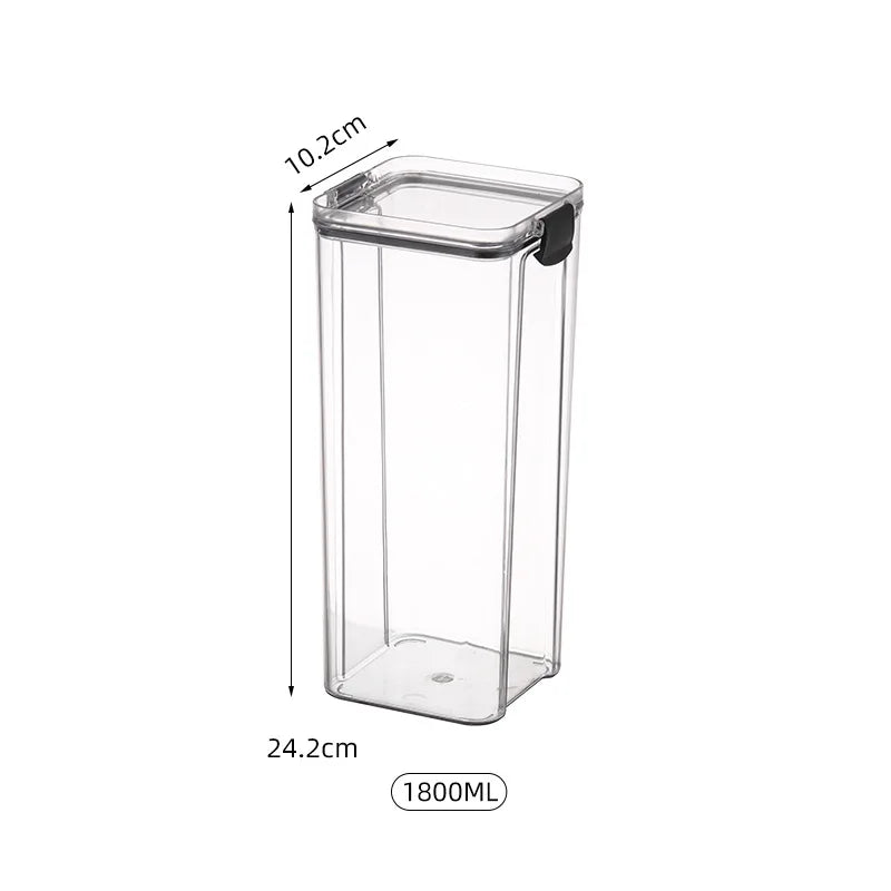 Sealed Jar High Quality Plastic Container Grain Storage Box Large Capacity Refrigerator Cabinet Storage Tank Moisture Proof ﻿New