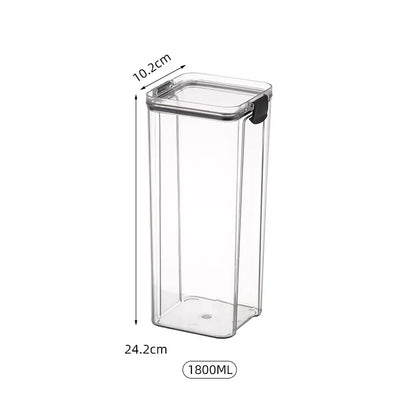 Sealed Jar High Quality Plastic Container Grain Storage Box Large Capacity Refrigerator Cabinet Storage Tank Moisture Proof ﻿New