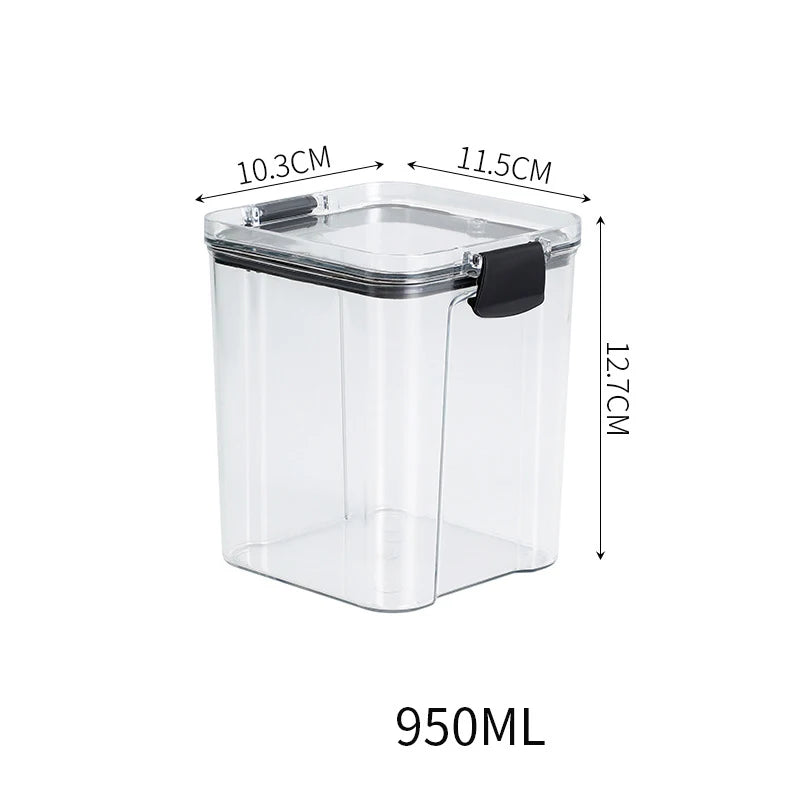Sealed Jar High Quality Plastic Container Grain Storage Box Large Capacity Refrigerator Cabinet Storage Tank Moisture Proof ﻿New