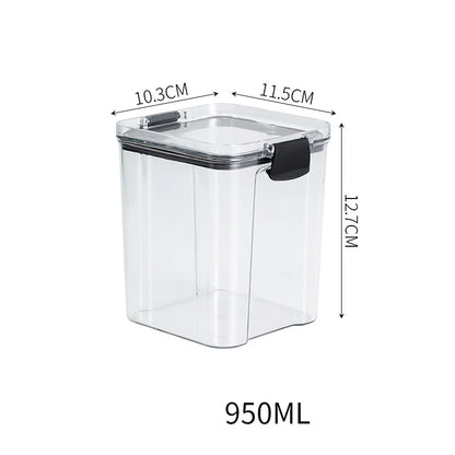 Sealed Jar High Quality Plastic Container Grain Storage Box Large Capacity Refrigerator Cabinet Storage Tank Moisture Proof ﻿New