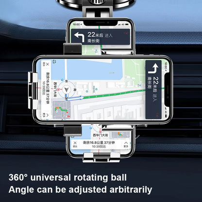 SEAMETAL Car Phone Holder Suction Cup Stand Auto Dashboard Windshield Air Vent Phone Mount GPS Support for Iphone Xiaomi Samsung